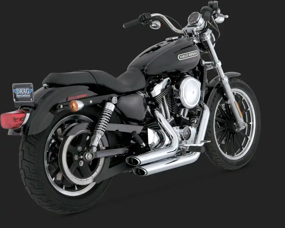 Vance & Hines V17219 Shortshots Staggered Exhaust Chrome for Sportster Get Yours