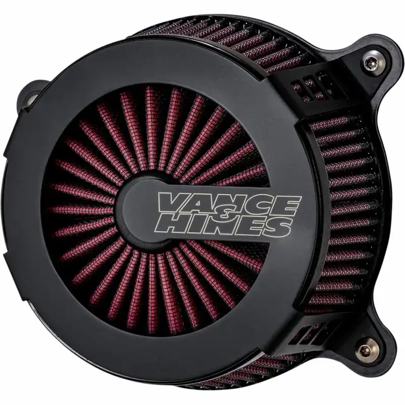 Vance & Hines V40366 VO2 Cage Fighter Air Intake Kit Black for Softail Authentic