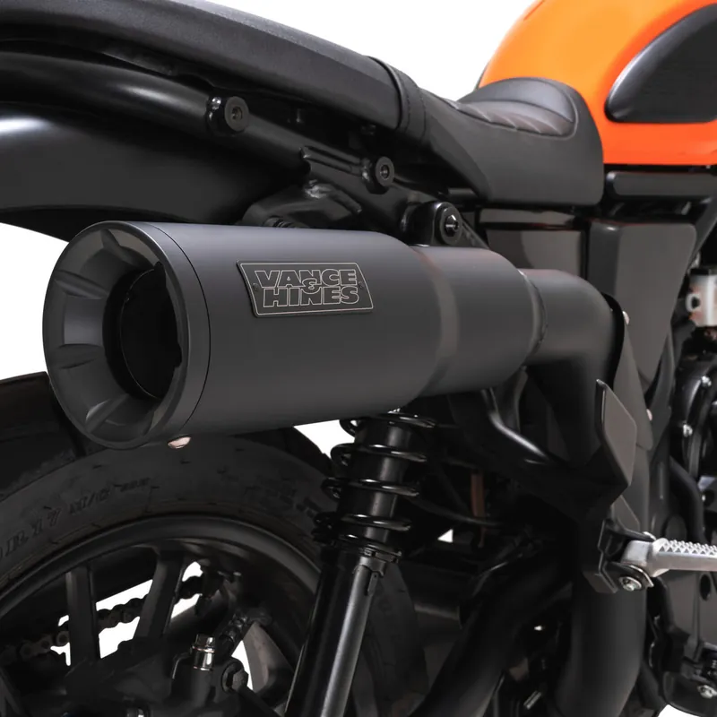 Vance & Hines V48429 Hi-Output Slip-Ons Mufflers Black for Honda SCL50 Secure Checkout