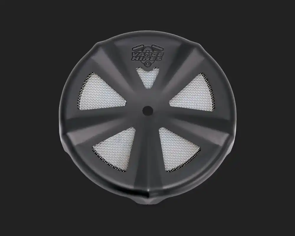 Vance & Hines V71019 VO2 Naked Air Filter Cover Skullcap Crown Black Free Delivery