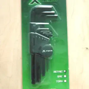 X-Tech XTMT003 Metric 9 Piece Allen Key Set Cheap