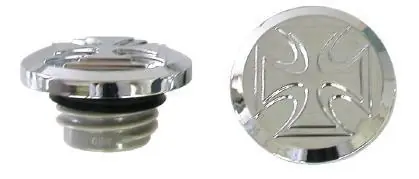 Zodiac Z022078 Maltese Cross Vented & Non Vented Dummy Gas Cap Set for Crafted