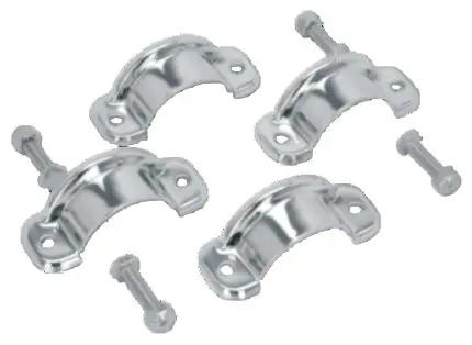 Zodiac Z061155 Muffler Clamps for FLT 87-94 (Pair) Original