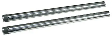 Warranty Included Zodiac Z094389 39mm -2" 23.00" Fork Tubes Chrome for Sprotster 87-03