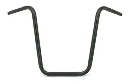 Zodiac Z096304 Ape Hanger 12" Handlebar Black w/Dimples Knurled Last Chance