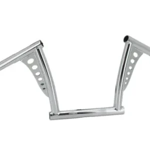 Authentic Zodiac Z096673 Tomahawk 7.5" Handlebar Chrome w/Raw End Cap Kit Includ