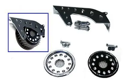 Zodiac Z105062 Front Pulley or Sprocket Guard Black for Sportster XL 0 Affordable