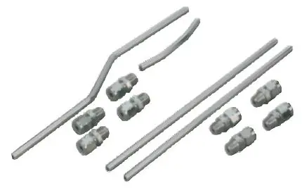 Zodiac Z120111 Rocker Oil Lines Chrome for Shovelhead 66-84 Crafted