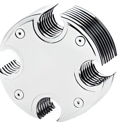 Zodiac Z120131 Round Maltese Cross Style Air Cleaner Chrome Direct From Factory