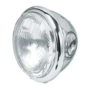 Worldwide Shipping Zodiac Z160288 Bates Style 5 1/2" Side Mount Headlight w/12 Volt 100/5