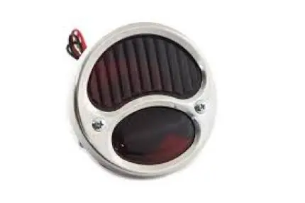 Zodiac Z161125 Ford Style Tail Light Chrome Stainless Steel Seasonal Sale