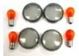 Zodiac Z161036 Indicator Smoked Turn Signal Lens Kit for most Big Twin Grab Now
