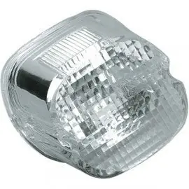 While Supplies Last Zodiac Z160620 Laydown Tail Light w/Clear Lens for H-D 99-Early 03 Mod