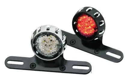 Zodiac Z161403 Custom LED Tail Light w/Slotted Portholes Black w/Clear Order Now