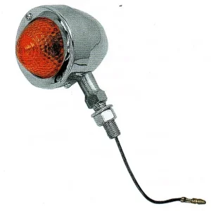 Zodiac Z162229 Bullet Lights Long Stem Amber Lens Handmade