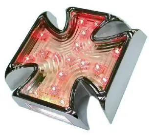 Zodiac Z162516 Maltese Style LED Tail Light w/Clear Lens Fresh Stock