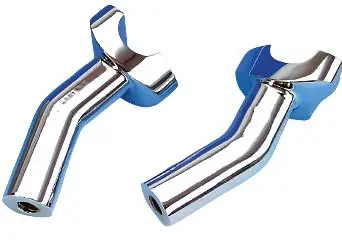 Zodiac Z241144 Pull Back 4 1/2" Tall Riser Set Chrome for FXS/FXB 77-8 Weekend Sale