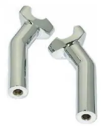 Zodiac Z241602 Custom 5.5" Pullback Risers Chrome Discount