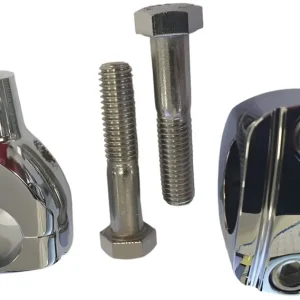 Zodiac Z245221 GTR 2" Riser Set Chrome for 1.25" Handlebars Money Back Guarantee