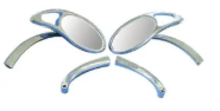 Wholesale Zodiac Z270355 Hollow Point Bullet Mirror (Pair)