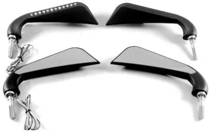 Zodiac Z270857 Avenger Mirror Set w/LEDs Black (Pair) Sale