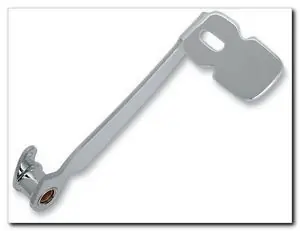 Zodiac Z291214 Brake Pedal Assembly Chrome for FLST 00-06 Models Clearance