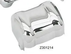 Zodiac Z301214 Coil Cover Chrome for Softail 07-17 (excludes Rocker/Ro Free Shipping