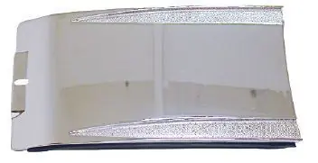 Zodiac Z301964 Dash Panel Extension Chrome for Softail 00-17 (excludes Popular