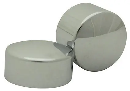 Zodiac Z302730 Rear Axle Covers Chrome for Dyna/Dyna Wide Glide 08-17/ Money Back Guarantee
