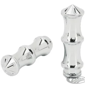 Viral Zodiac Z351414 Miami Billet Grip Set Chrome