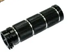 Zodiac Z353003 Retro Style Knurled Billet Aluminium Grip Set Black w/A Place Order