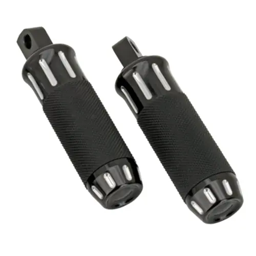 Zodiac Z354129 Cobra Shift/Brake Footpegs Black w/Clear Cuts Top Pick