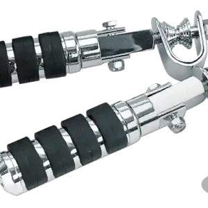 Zodiac Z361050 Cat Paw Footpegs Chrome w/Clamps Mounts to Frame or Cra Direct From Manufacturer
