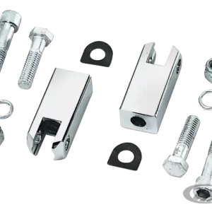 Zodiac Z361565 Passenger Peg Mounts Chrome for Sportster 83-03 (Pair) Affordable