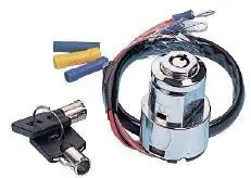 Zodiac Z370130 Ignition Switch 3 Positions w/Round Keys for Dyna 97-04 Reduced Price