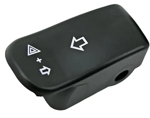 Zodiac Z370848 Turn Signal Thumb Switch Extensions Black for Softail 9 Limited Offer