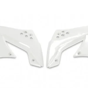 UFO Radiator Shrouds White for Kawasaki KX450F 2009 High Quality