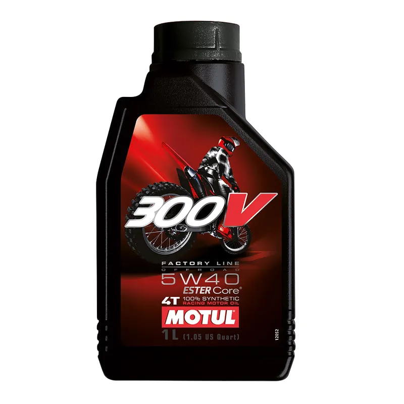 While Supplies Last Motul 16-413-01 300V 4T Factory Line Off-Road 5W 40 1L