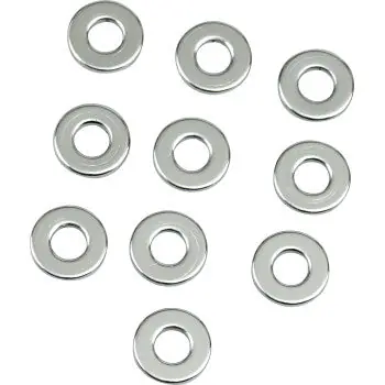 While Supplies Last DRAG SPECIALTIES Specialty Flat Washers - 1/8" Thick - 13/32" - 10-Pack
