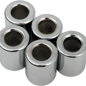 Authentic DRAG SPECIALTIES Spacer - Chrome - 3/8" x 3/4" x 3/4" - 5-Pack