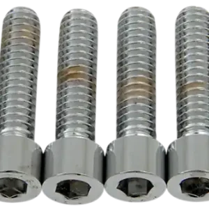Worldwide Shipping DRAG SPECIALTIES Replacement Socket-Head Bolt - Smooth/Coarse Thread - 1/4-20 x 1" - 10 Pack