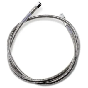 Viral DRAG SPECIALTIES Universal Stainless Steel Brake Line - Clear Coated - 38"
