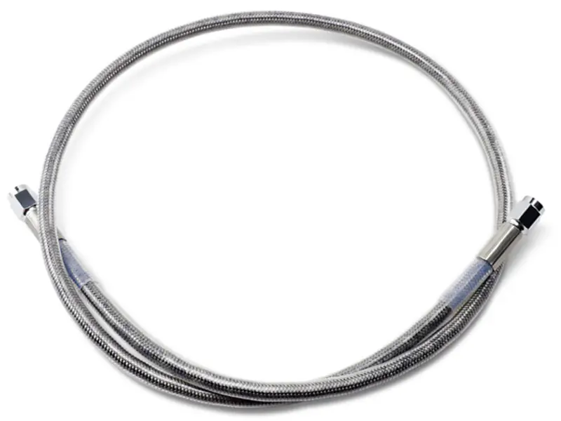 While Supplies Last DRAG SPECIALTIES Universal Stainless Steel Brake Line - Clear Coated - 36"