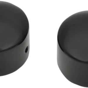 Viral DRAG SPECIALTIES Die-cast Front Axle Caps - Black