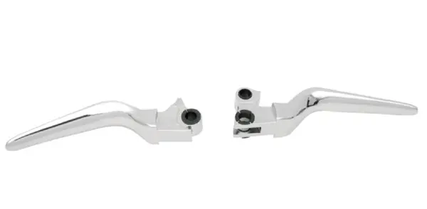 While Supplies Last DRAG SPECIALTIES Custom Wide Blade Brake / Clutch Lever Set - Chrome
