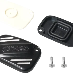 Weekend Sale DRAG SPECIALTIES Replacement Front Brake Master Cylinder Cover Kit - Black Ball Milled