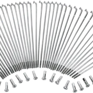 Wholesale DRAG SPECIALTIES Replacement Smooth Drop-Center Front Stainless Steel Spoke Set - 21" Wide Glide