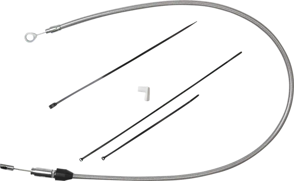 Viral DRAG SPECIALTIES Quick Connect Upper Clutch Cable - Stainless Steel - 48"