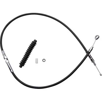 Warranty Included DRAG SPECIALTIES High-Efficiency Black Vinyl Clutch Cable - 45"