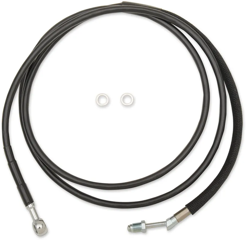 Wholesale DRAG SPECIALTIES Stainless Steel Hydraulic Clutch Line - Black - 76-1/8" - FLH '17-'20